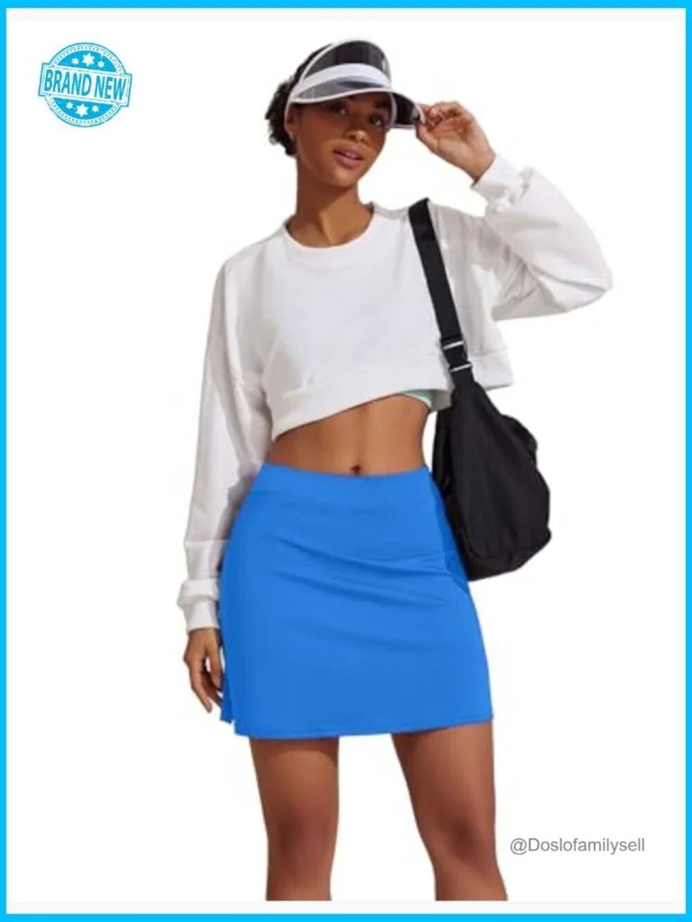 Lightweight Athletic Skort for Running Tennis Golf Workout